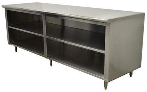 Stainless Steel Cabinet Work Table, Shape : Rectangular