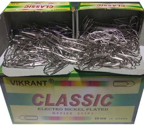 Vikarant Paper Clips, Size : 35 Mm