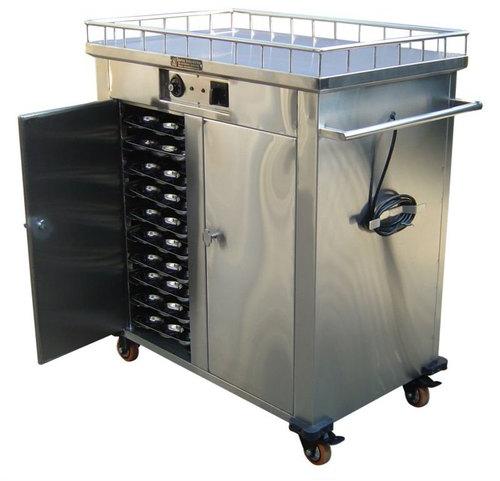 HOT FOOD SERVING TROLLEY