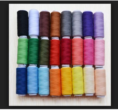 Colorful Polyester Threads, For Textile Industry
