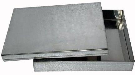 Rectangular 304 Stainless Steel Halwai Tray, For Bakery