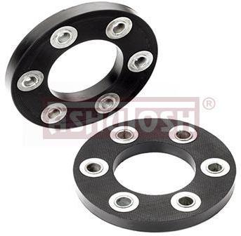 Ashutosh Round Rubber Coupling, Color : Black