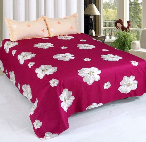 DEWDROP FLAT 3 PCS. BED SHEET ( 1 BED SHEET + 2 PILLOW COVER)