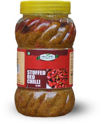 Stuffed Red Chilli Pickle