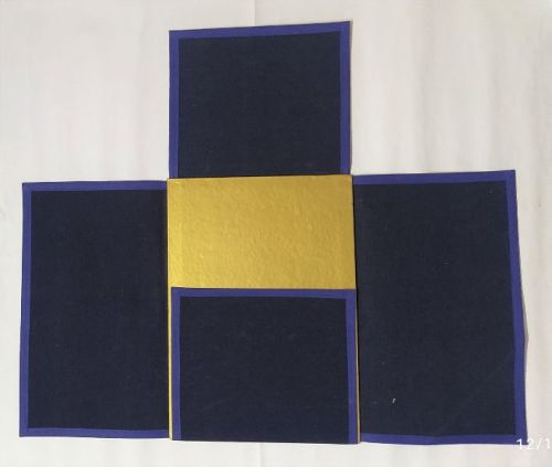 Canvas Four Flap File, For Carry Documents, Office, School