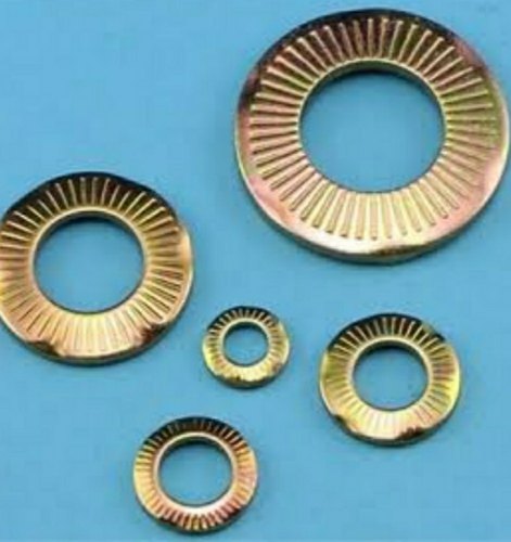 Smitta Electroplated Spring Steel Conical Contact Washer, Dimension/Size : 3mm To. 16 Mm