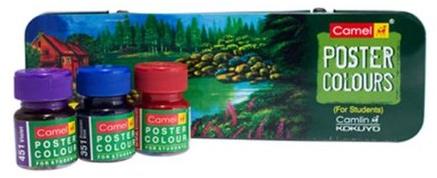 Camel Acrylic Poster Colour Set, For Painting, Packaging Type : Bottle