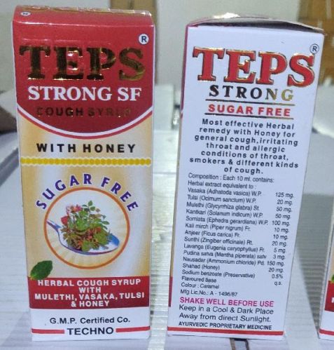 TEPS SF COUGH SYRUP, Medicine Type : Ayurvedic