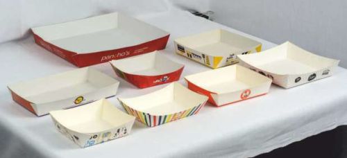 Rectangular Printed Paper Tray, For Parties Use, Feature : Good Quality, Great Strength, Nice Design