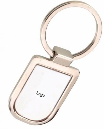 Stainless Steel Keychain, Color : Silver