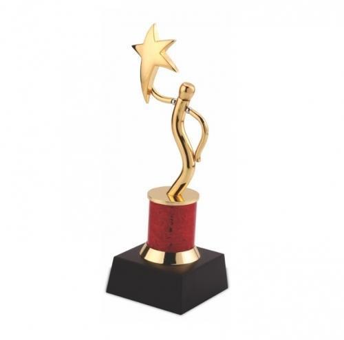 Plain Brass Winner Award Trophy, Color : Golden