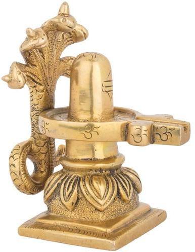 Brass Shivling, Color : Golden (Gold Plated)