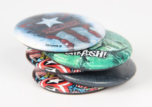 Impressions Button Badge, Pattern : Printed