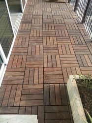 Polished Wooden Decking Tiles