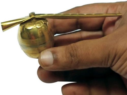 Brass Coconut For Pooja Kalasa Thengai Tenkai 2inch 12grams – S9031-21