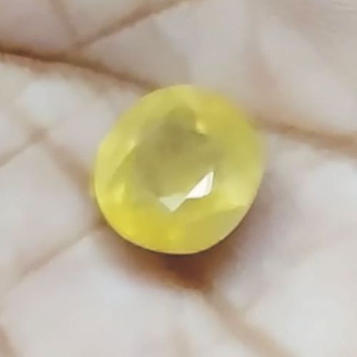 Natural Activated Yellow Sapphire 4.05carats Pukhraj Kanaka Pushyaragam Pushparagam –S9056-05-01