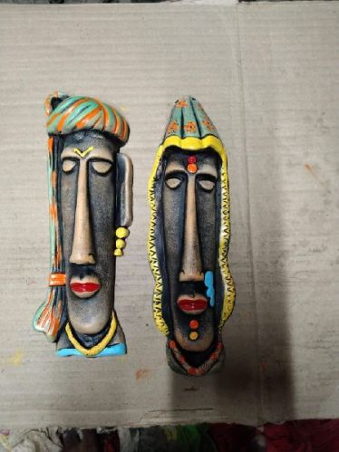 @Clay Mask @Wall Hanging @Buy From India #TribalMask