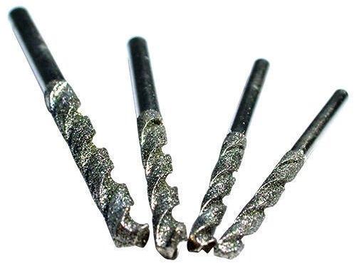 Stainless Steel Diamond Drill Bit, Color : Silver