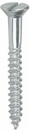 Stainless Steel Wood Screw, Finish Type : Chrome Polish