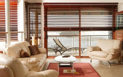 Wooden Blinds, Color : Brown