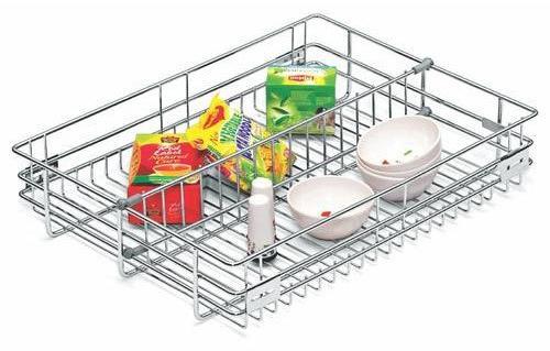 Kedium Steel Partition Basket, Shape : Rectangular