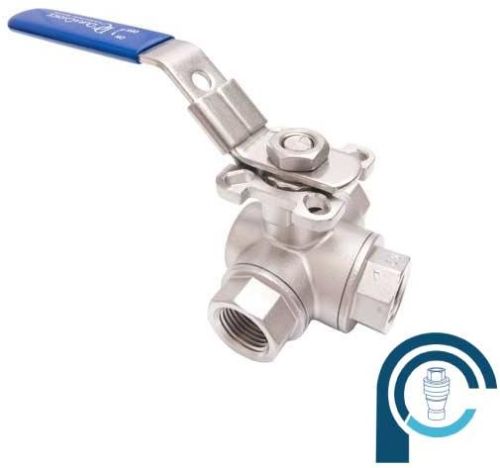 Medium Pressure 3 Way Ball Valve