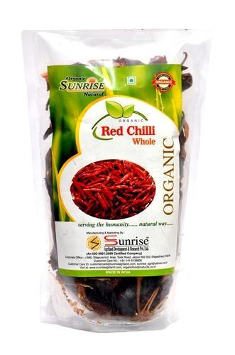 Sunrise Organic Red Chilly, Packaging Size : 100g