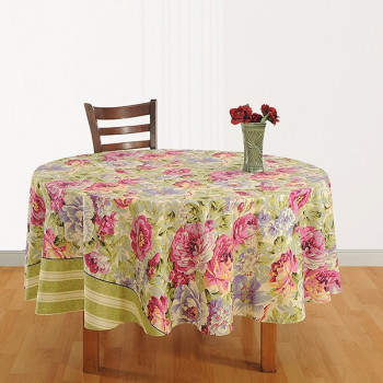 Mercerised 100% Soft Cotton ROUND TABLE COVER