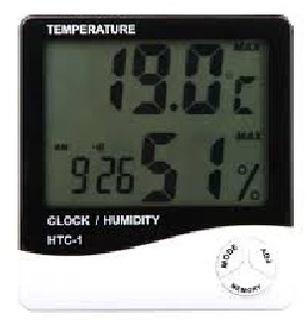 SELEC Plastic Digital Hygrometer, Color : Gray