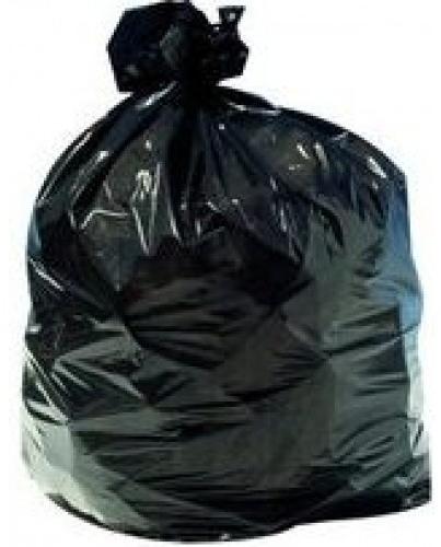 Plastic Garbage Bag, For Outdoor Trash, Refuse Collection, Color : Black