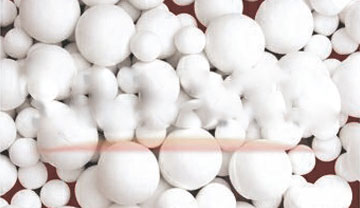 High Lining Wet Grinding Alumina Ball, Color : White