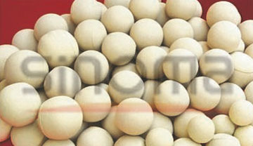 Medium Lining Alumina Ball, Color : Light Yellow