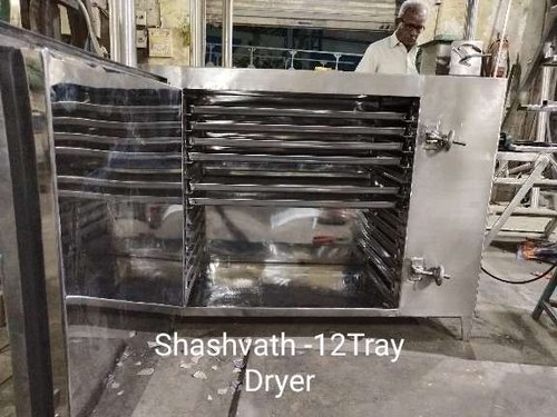 Shashvath Stainless Steel Tray Dryer, Voltage : 415 V