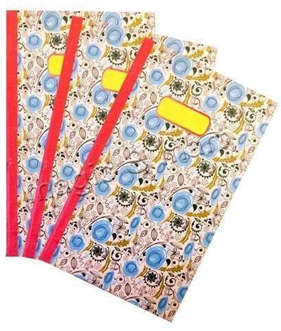 Rectangular Register Notebook, For Home, Office, School, Cover Material : Paper