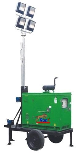 Fluorescent Electric 200-300kg Light Tower, For Park, Sports Ground, Weddings, Construction ; Etc.