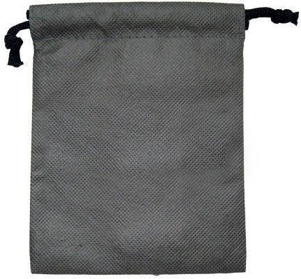 Nonwoven Pouch With Rope Closure, Color : Black