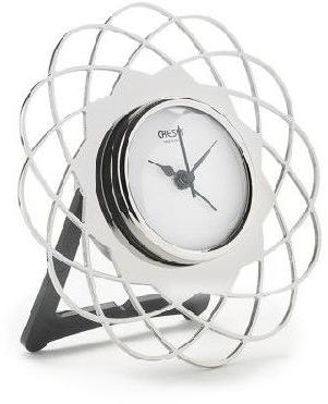 Round Iron Table Clock