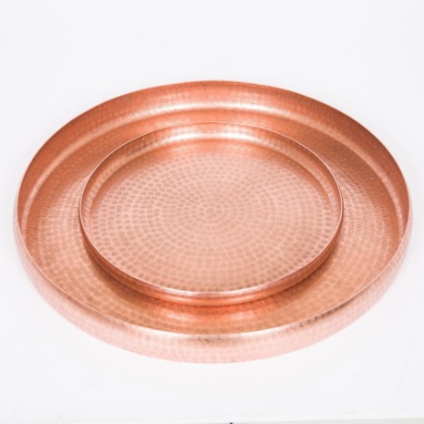 Plain UD-106 Iron Serving Tray, Size : 40, 30cm