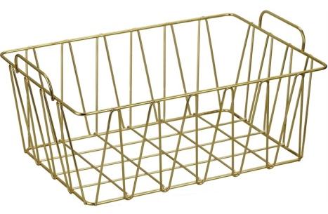 Rectangle UD-17001 Iron Storage Basket, Feature : Matte Finish, Re-usability