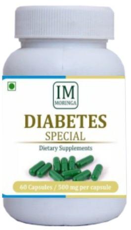 Moringa Diabetes Capsules, For Safe Packing, Good Quality, Packaging Type : Plastic Bottle