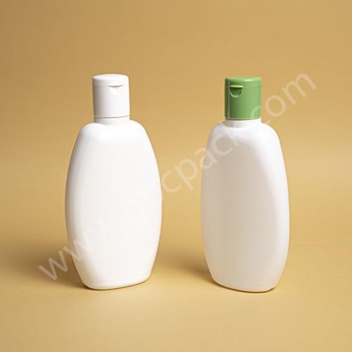 120ml Oval White HDPE Bottle