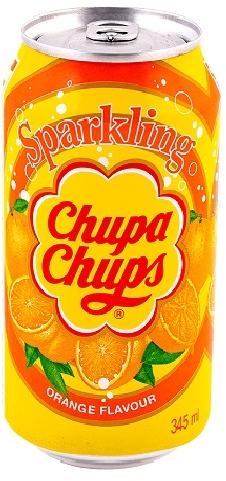 Chupa Chups Orange Flavor Soft Drinks, Packaging Type : Can (tinned)