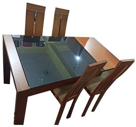 Wooden Dining Table, Color : Brown