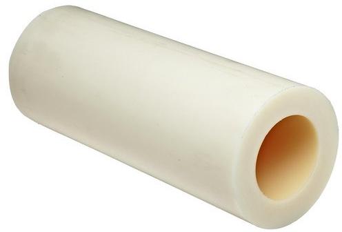 Round Cast Nylon Pipe, For Chemical Handling, Color : White