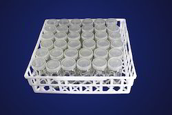 Tissue Culture Bottle Trays, Color : Transparent