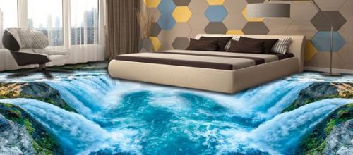 Zelos Multi Color Square Ceramic Glossy 3D Digital Tiles, For Construction, Size : Standard