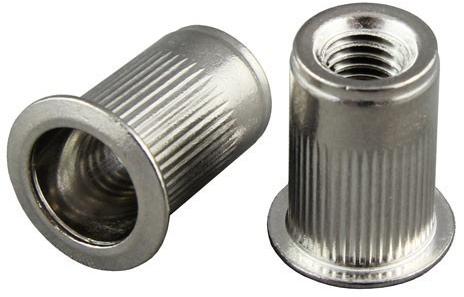 Flat Head Rivets, Color : Silver