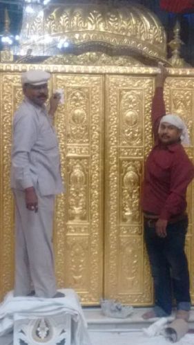 Polished Metal Door, Model Number : Antique