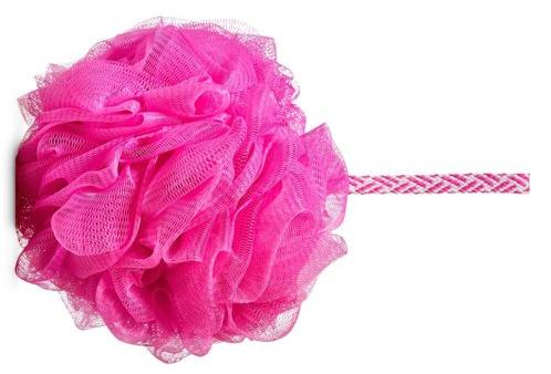 Plastic Bath Scrubber, Color : Pink