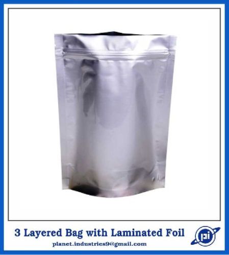 3 Layer Bag With Laminated Foil, Packaging Type : Paper Box